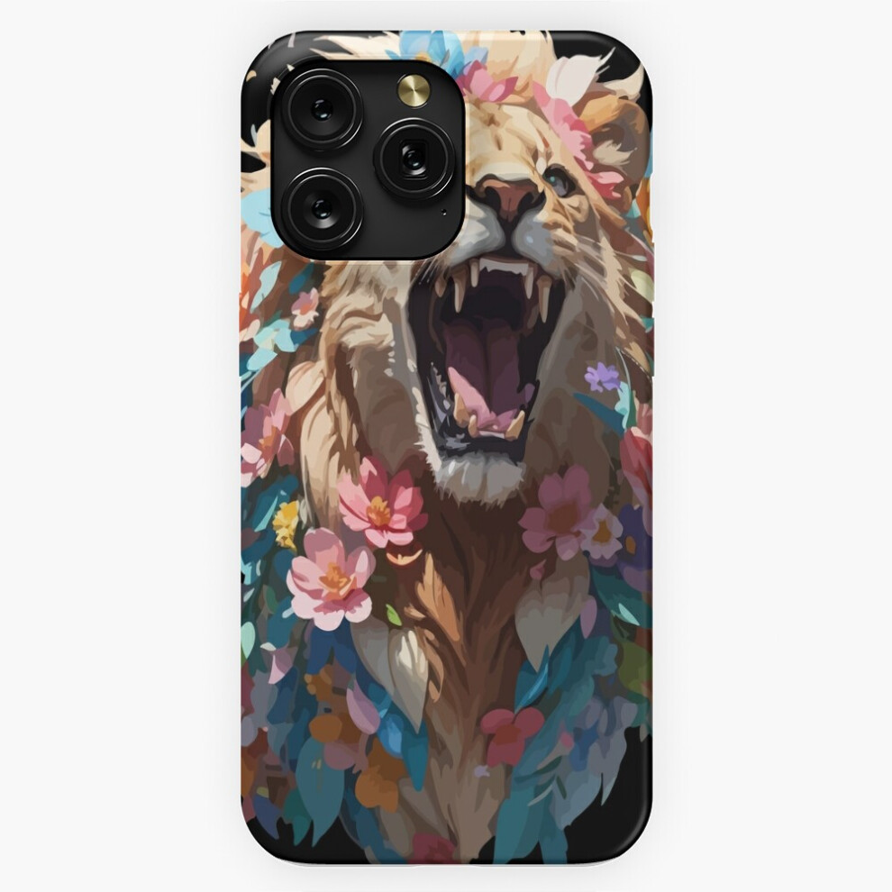 (Roaring Lion In Flowers=5887) Phone Case For Iphone Samsung 19 18 17 16 14 13 12 11 Plus Pro Max Galaxy S28 S27 S26 S25 S24 S23 S22 Ultra Note 20 4741628086699
