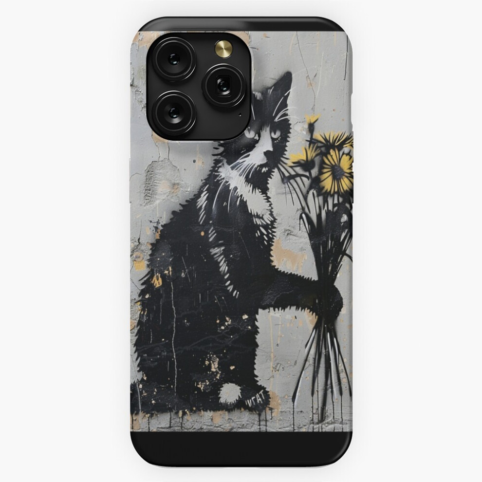 (Whimsical Cat With Flowers=5653) Phone Case For Iphone Samsung 19 18 17 16 14 13 12 11 Plus Pro Max Galaxy S28 S27 S26 S25 S24 S23 S22 Ultra Note 20 4741628084312