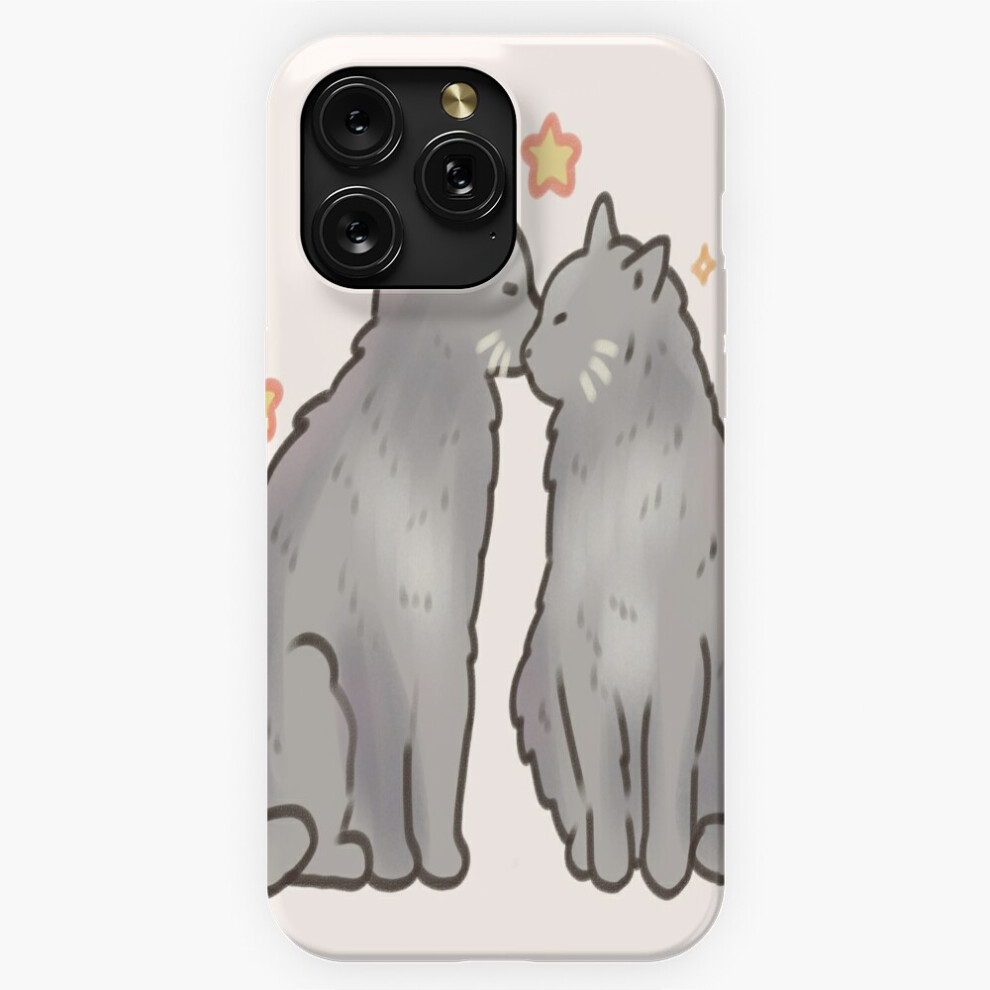 ( Cats Kiss=6390) Phone Case For Iphone Samsung 19 18 17 16 14 13 12 11 Plus Pro Max Galaxy S28 S27 S26 S25 S24 S23 S22 Ultra Note 20 Gray 4741628091822