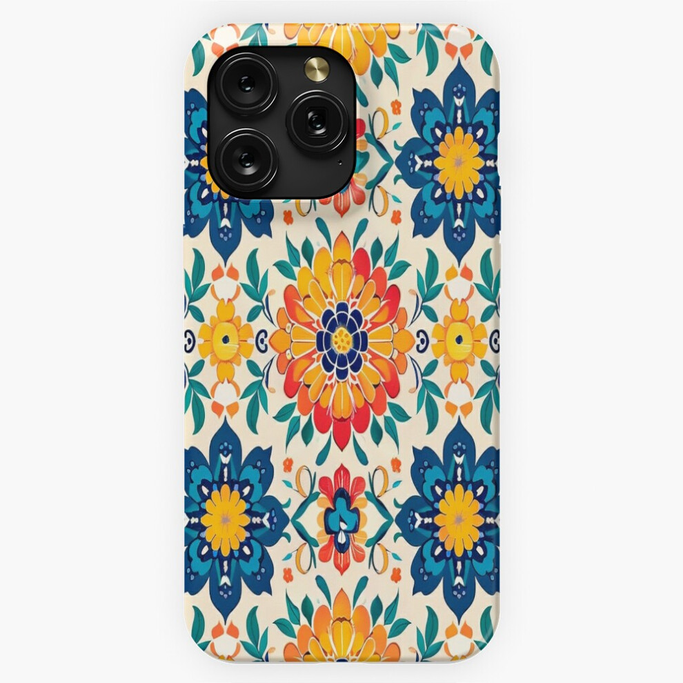 (Traditional Mexican Style Floral Pattern Design=6327) Phone Case For Iphone Samsung 19 18 17 16 14 13 12 11 Plus Pro Max Galaxy S28 S27 S26 S25 S24 S 4741628091181