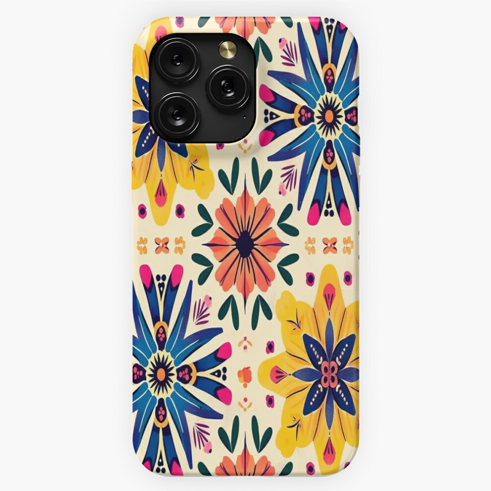 (Traditional Mexican Style Floral Pattern Design=6305) Phone Case For Iphone Samsung 19 18 17 16 14 13 12 11 Plus Pro Max Galaxy S28 S27 S26 S25 S24 S 4741628090962