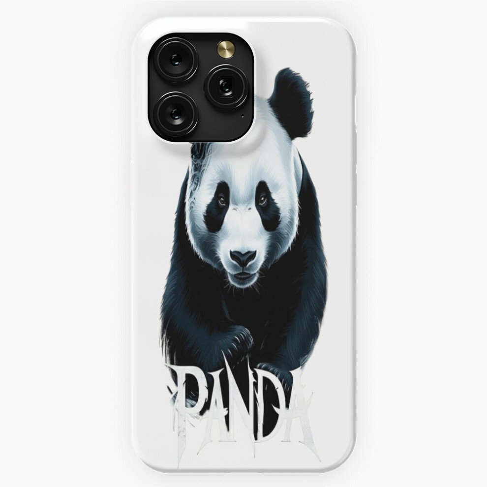 (A Large Black And White Panda With An Inscription.=6298) Phone Case For Iphone Samsung 19 18 17 16 14 13 12 11 Plus Pro Max Galaxy S28 S27 S26 S25 S2 White,Black 4741628090887