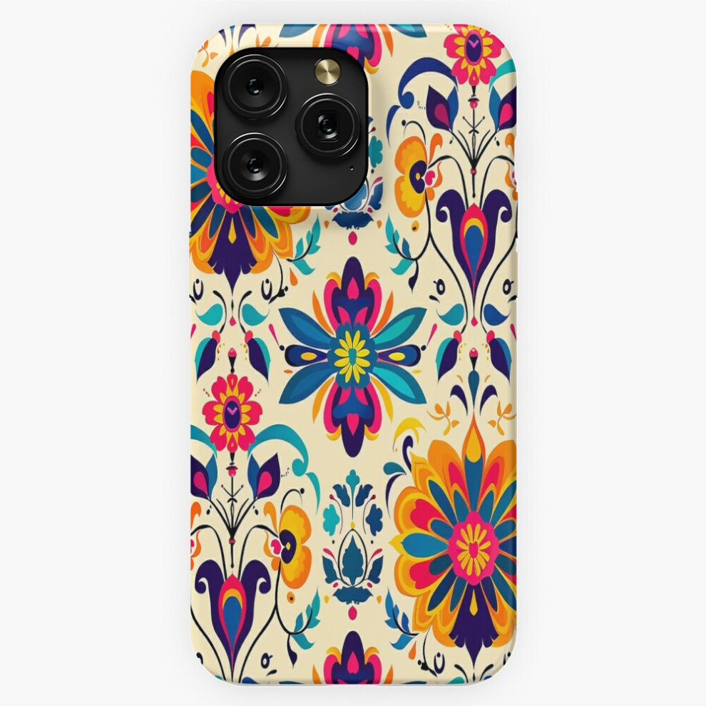 (Traditional Mexican Style Floral Pattern Design=6277) Phone Case For Iphone Samsung 19 18 17 16 14 13 12 11 Plus Pro Max Galaxy S28 S27 S26 S25 S24 S 4741628090672