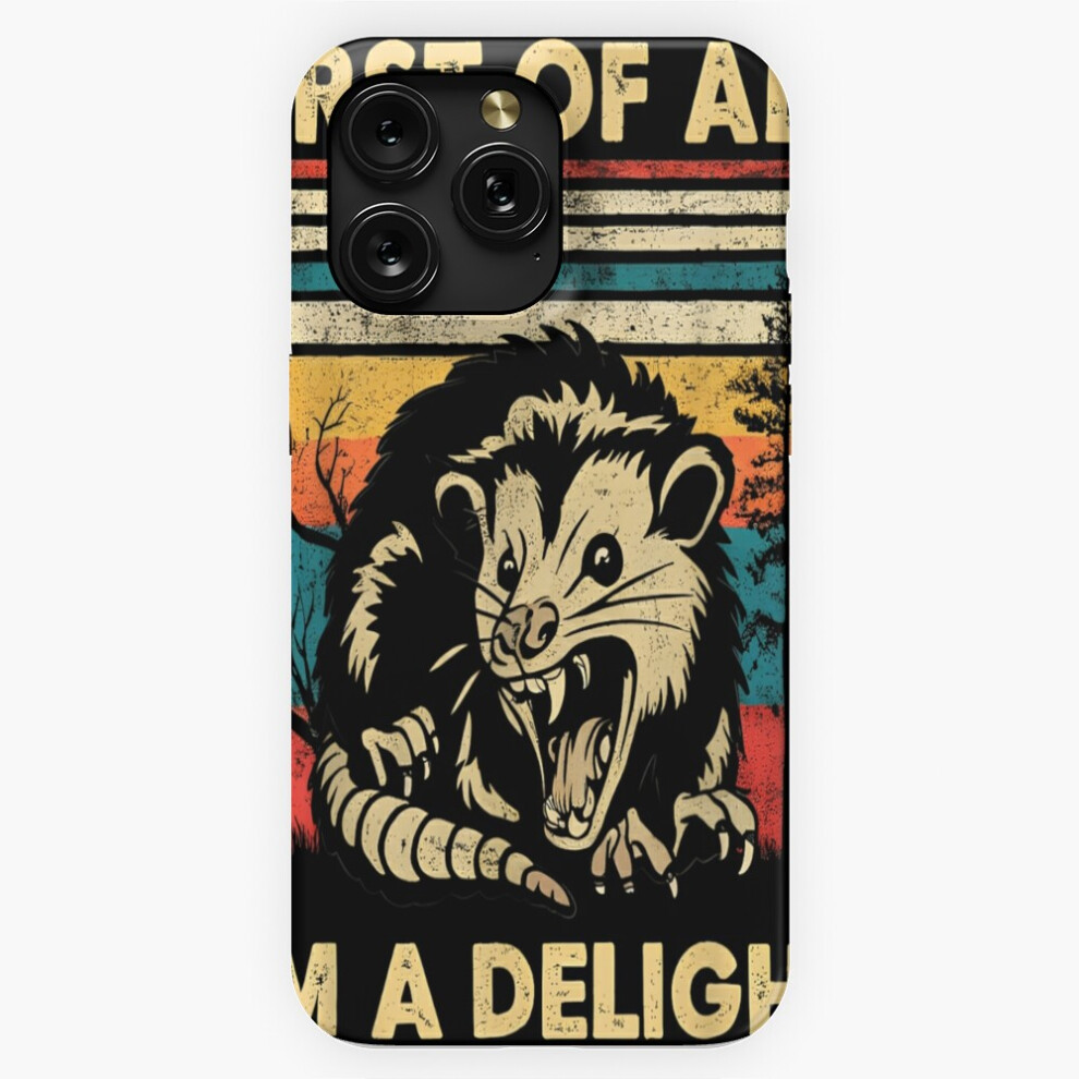 (First Of All I'm A Delight Sarcastic Angry Opossum Possum=6264) Phone Case For Iphone Samsung 19 18 17 16 14 13 12 11 Plus Pro Max Galaxy S28 S27 S26 4741628090542