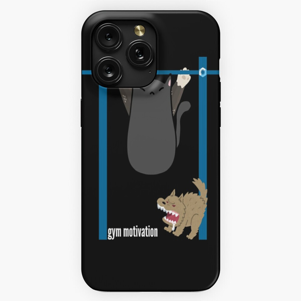 (The Cat Has Motivation To Exercise. Bad Dog!=6246) Phone Case For Iphone Samsung 19 18 17 16 14 13 12 11 Plus Pro Max Galaxy S28 S27 S26 S25 S24 S23 4741628090351