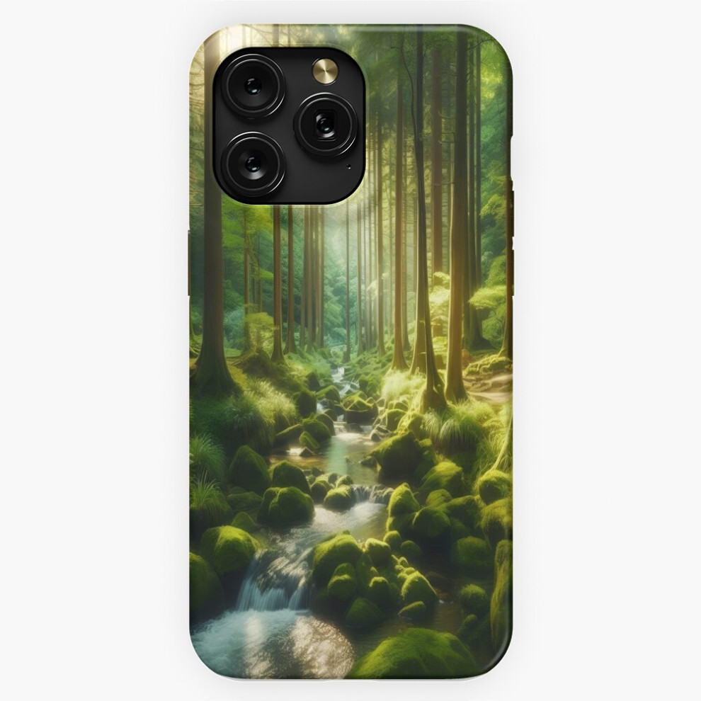 (Calm Forest=6145) Phone Case For Iphone Samsung 19 18 17 16 14 13 12 11 Plus Pro Max Galaxy S28 S27 S26 S25 S24 S23 S22 Ultra Note 20 Green 4741628089324
