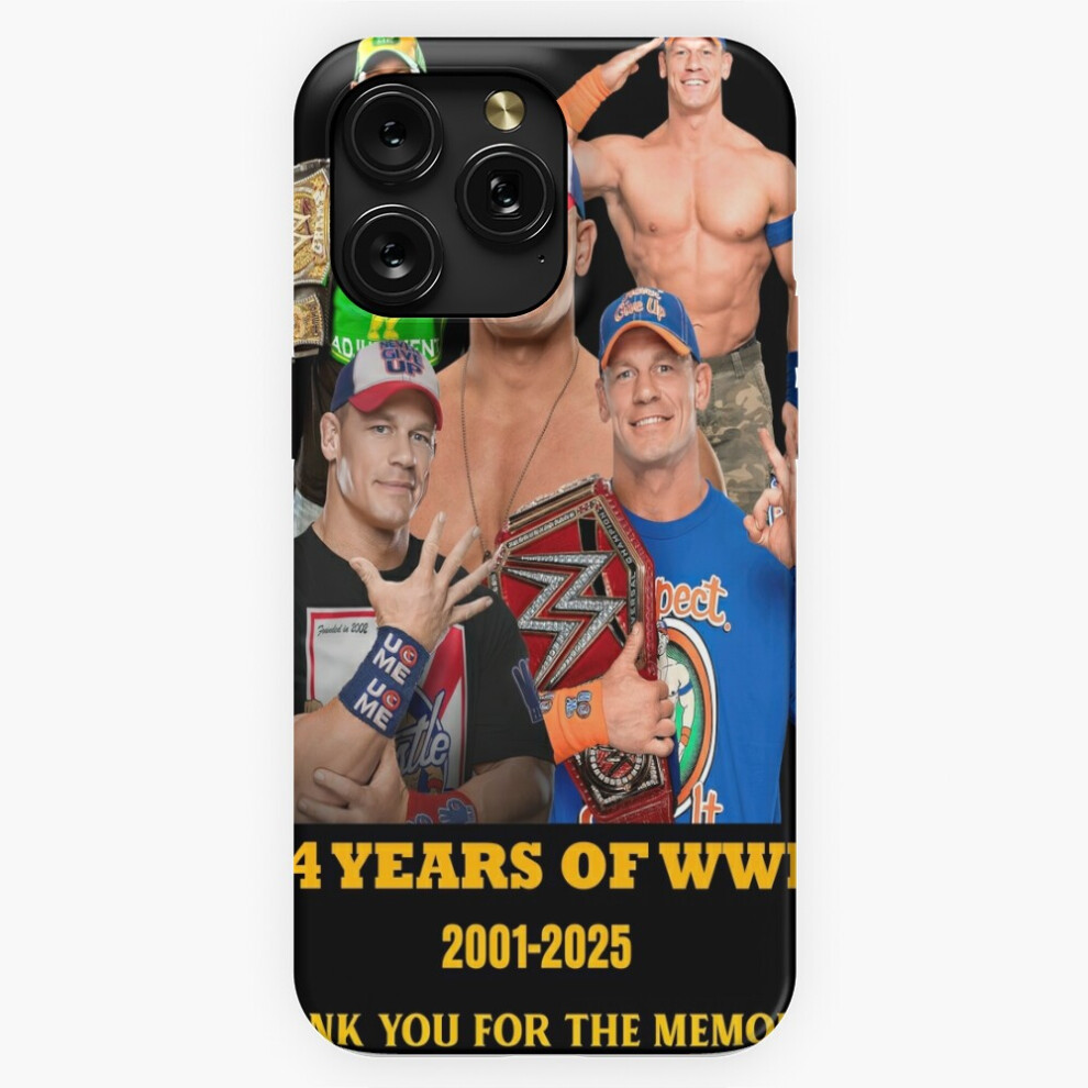(John Cena 24 Years 2001-2025 Thank You For The Memories=6057) Phone Case For Iphone Samsung 19 18 17 16 14 13 12 11 Plus Pro Max Galaxy S28 S27 S26 S 4741628088433