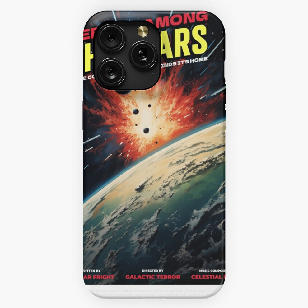 (Terror Among The Stars - Retro Sci-Fi=5498) Phone Case For Iphone Samsung 19 18 17 16 14 13 12 11 Plus Pro Max Galaxy S28 S27 S26 S25 S24 S23 S22 Ult 4741628082721