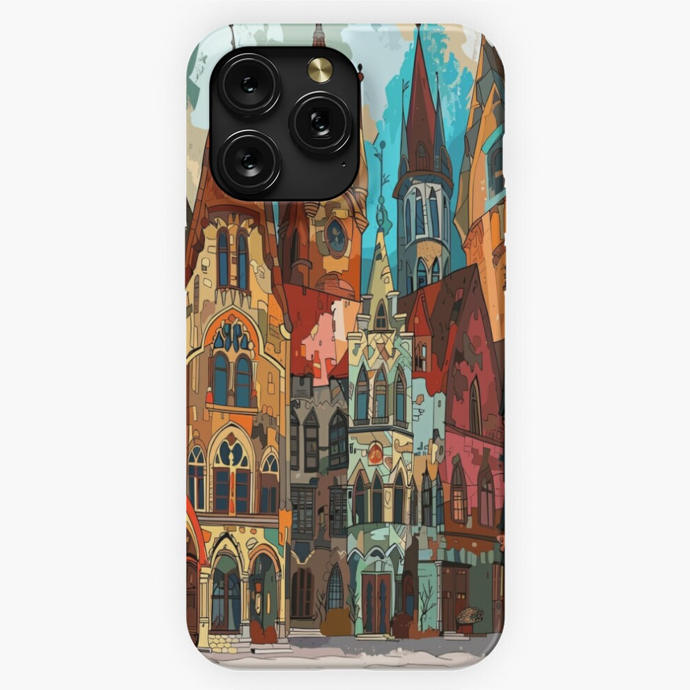 (Scholae Gotica: Gothic Architecture - Academia Aesthetic=5486) Phone Case For Iphone Samsung 19 18 17 16 14 13 12 11 Plus Pro Max Galaxy S28 S27 Dark 4741628082608