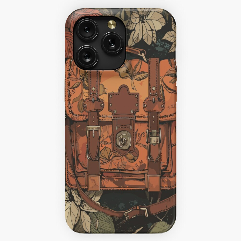 (Knowledge On The Go: Leather Satchel - Academia Aesthetic=5452) Phone Case For Iphone Samsung 19 18 17 16 14 13 12 11 Plus Pro Max Galaxy S28 S2 Dark 4741628082264