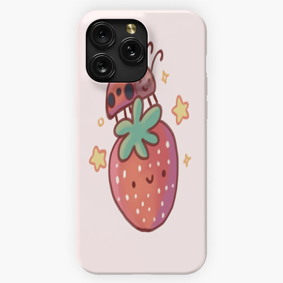 (Cute Strawberry And Ladybug =6873) Phone Case For Iphone Samsung 19 18 17 16 14 13 12 11 Plus Pro Max Galaxy S28 S27 S26 S25 S24 S23 S22 Ultra Note 2 4741628096759