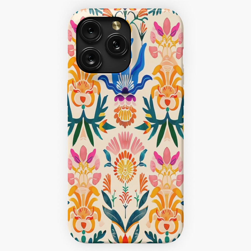 (Traditional Mexican Style Floral Pattern Design=6717) Phone Case For Iphone Samsung 19 18 17 16 14 13 12 11 Plus Pro Max Galaxy S28 S27 S26 S25 S24 S 4741628095165