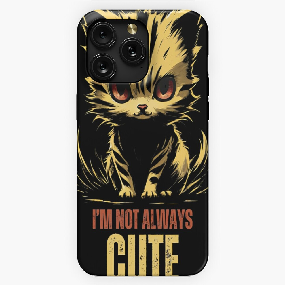 (Spooky Kitten I?M Not Always Cute Spooky Cat=6709) Phone Case For Iphone Samsung 19 18 17 16 14 13 12 11 Plus Pro Max Galaxy S28 S27 S26 S25 S24 S23 4741628095080