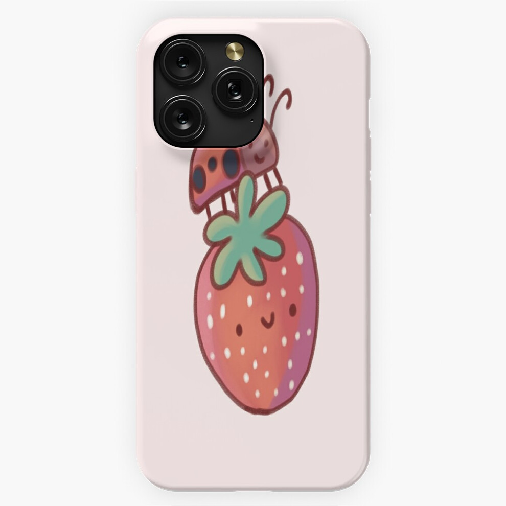 (Strawberry And Ladybug =6845) Phone Case For Iphone Samsung 19 18 17 16 14 13 12 11 Plus Pro Max Galaxy S28 S27 S26 S25 S24 S23 S22 Ultra Note 20 4741628096469