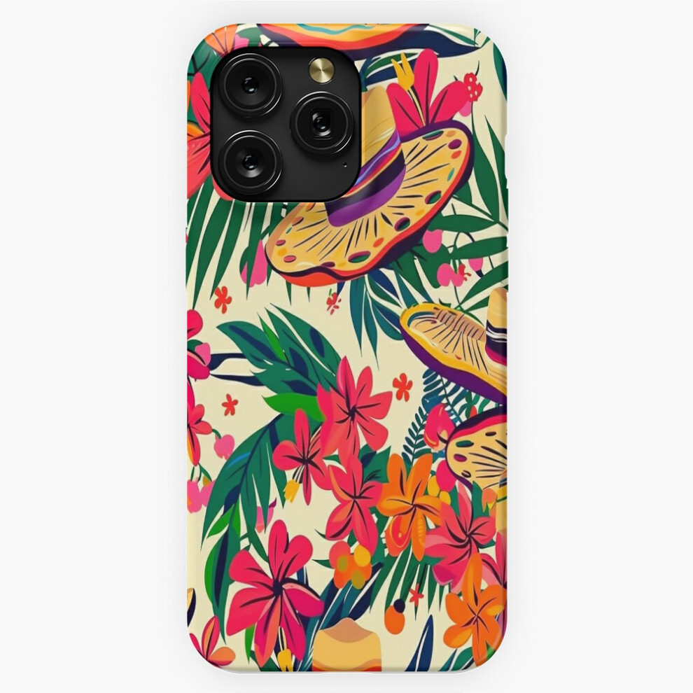 (Traditional Mexican Style Floral Pattern Design=6513) Phone Case For Iphone Samsung 19 18 17 16 14 13 12 11 Plus Pro Max Galaxy S28 S27 S26 S25 S24 S 4741628093086