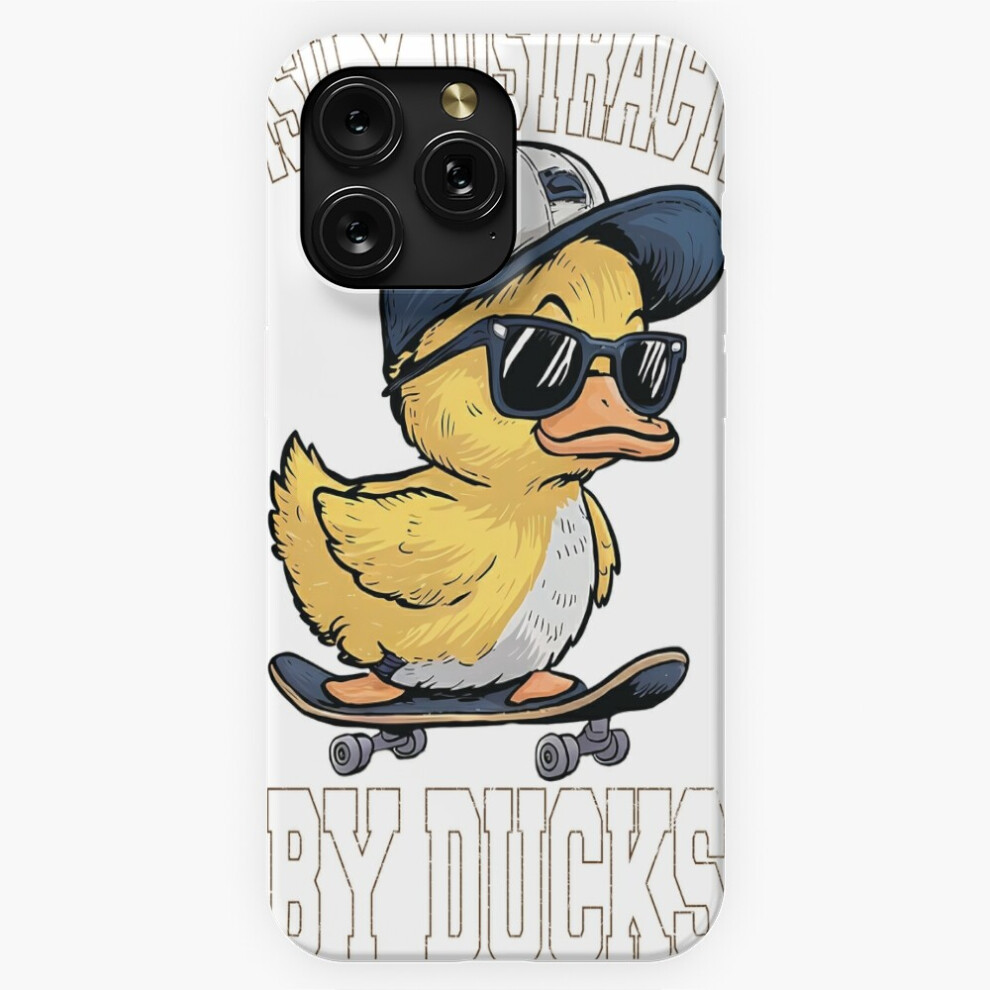 (Easily Distracted By Ducks Funny Duck Skating=6447) Phone Case For Iphone Samsung 19 18 17 16 14 13 12 11 Plus Pro Max Galaxy S28 S27 S26 S25 S24 S23 4741628092409