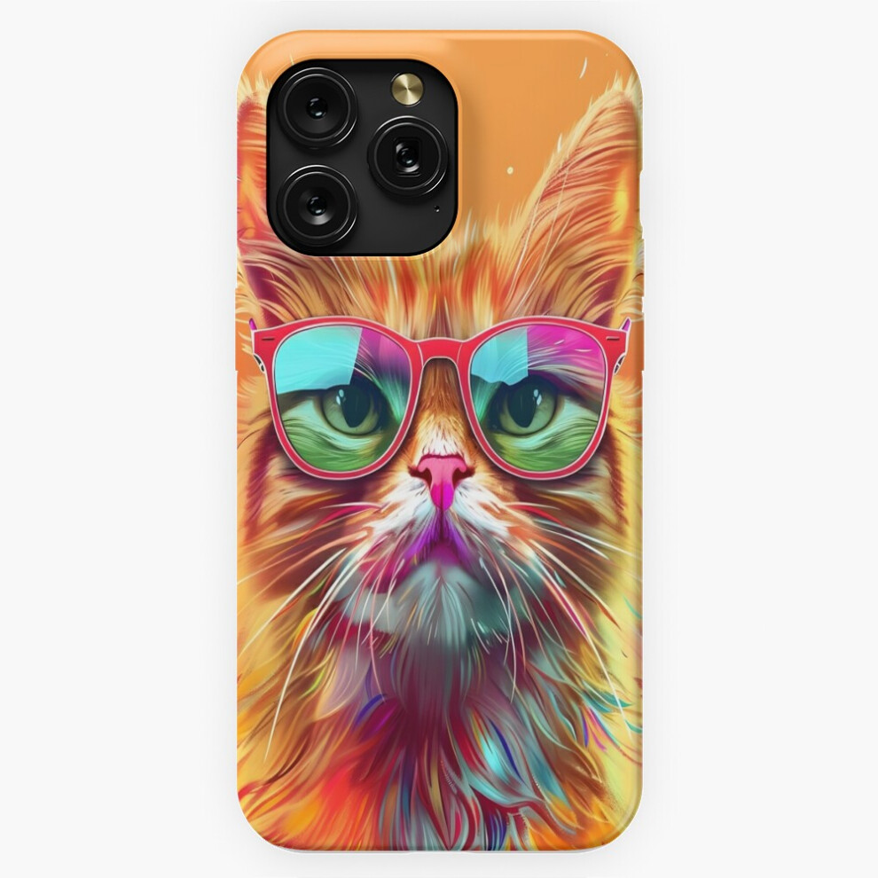 (Portrait Of A Cat With Glasses=7395) Phone Case For Iphone Samsung 19 18 17 16 14 13 12 11 Plus Pro Max Galaxy S28 S27 S26 S25 S24 S23 S22 Ultra Note 4741628102078