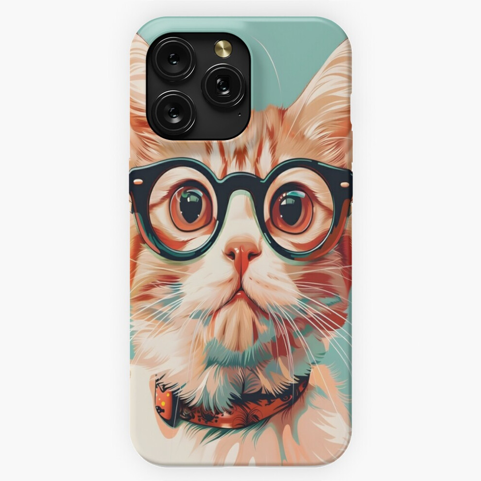 (Portrait Of A Cat With Glasses=7355) Phone Case For Iphone Samsung 19 18 17 16 14 13 12 11 Plus Pro Max Galaxy S28 S27 S26 S25 S24 S23 S22 Ultra Note 4741628101675