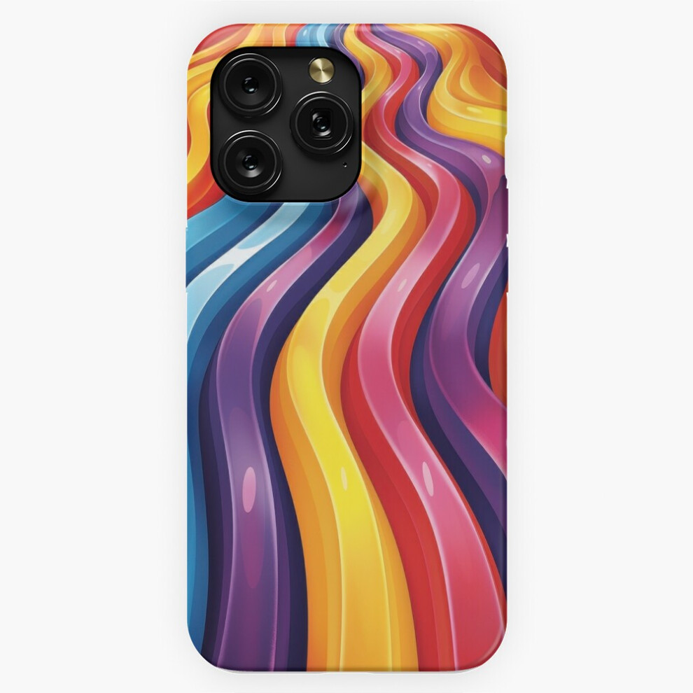 (Abstract Rainbow Waves Background=7268) Phone Case For Iphone Samsung 19 18 17 16 14 13 12 11 Plus Pro Max Galaxy S28 S27 S26 S25 S24 S23 S22 Ultra N 4741628100784