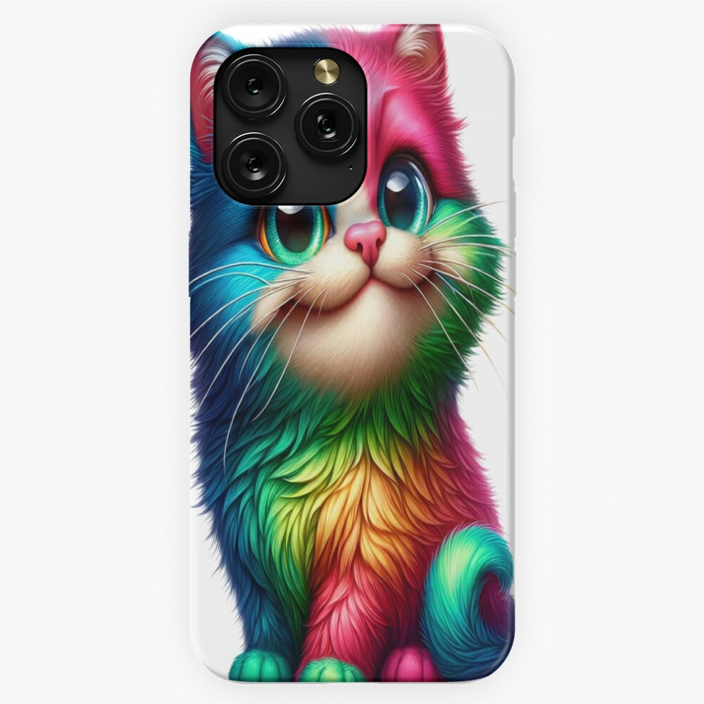 (Rainbow Paws - Multicolor Cat T-Shirt=7203) Phone Case For Iphone Samsung 19 18 17 16 14 13 12 11 Plus Pro Max Galaxy S28 S27 S26 S25 S24 S23 S22 Ult 4741628100128