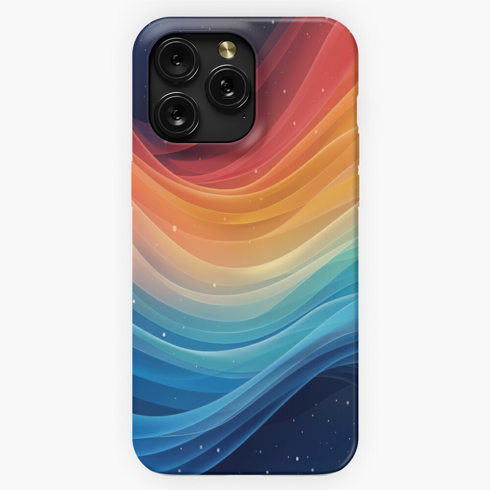 (Abstract Rainbow Waves Against Night Sky=7093) Phone Case For Iphone Samsung 19 18 17 16 14 13 12 11 Plus Pro Max Galaxy S28 S27 S26 S25 S24 S23 S22 4741628098999
