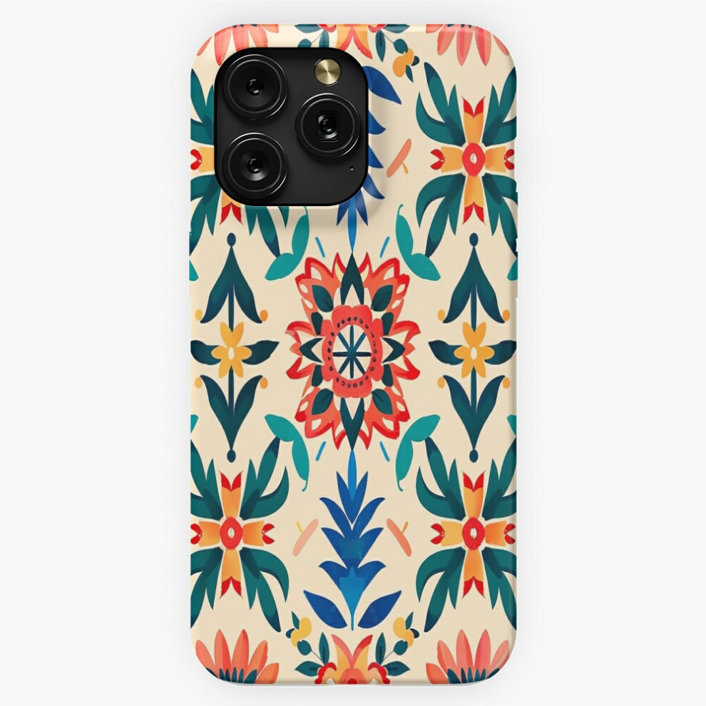 (Traditional Mexican Style Floral Pattern Design=6589) Phone Case For Iphone Samsung 19 18 17 16 14 13 12 11 Plus Pro Max Galaxy S28 S27 S26 S25 S24 S 4741628093857