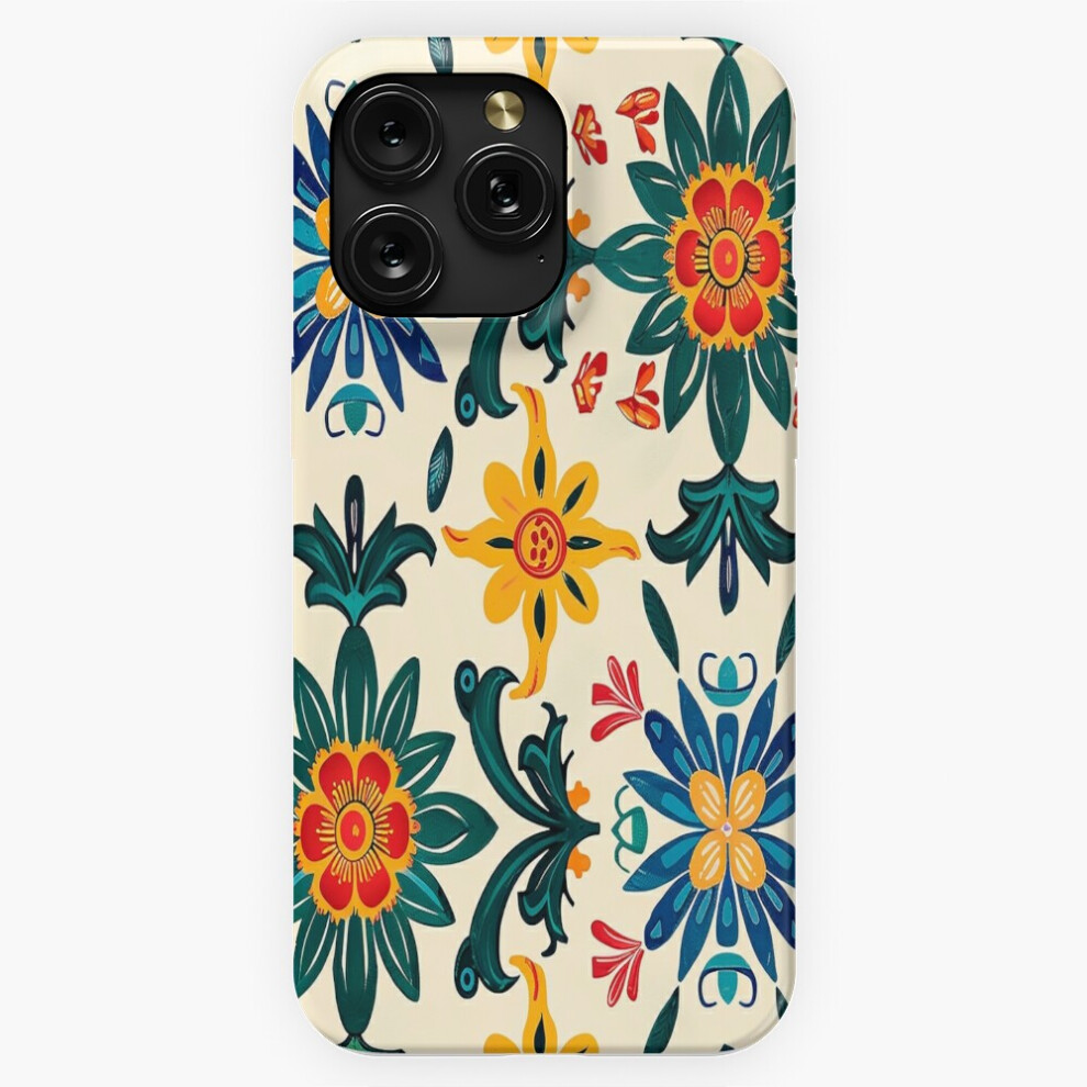 (Traditional Mexican Style Floral Pattern Design=7030) Phone Case For Iphone Samsung 19 18 17 16 14 13 12 11 Plus Pro Max Galaxy S28 S27 S26 S25 S24 S 4741628098357