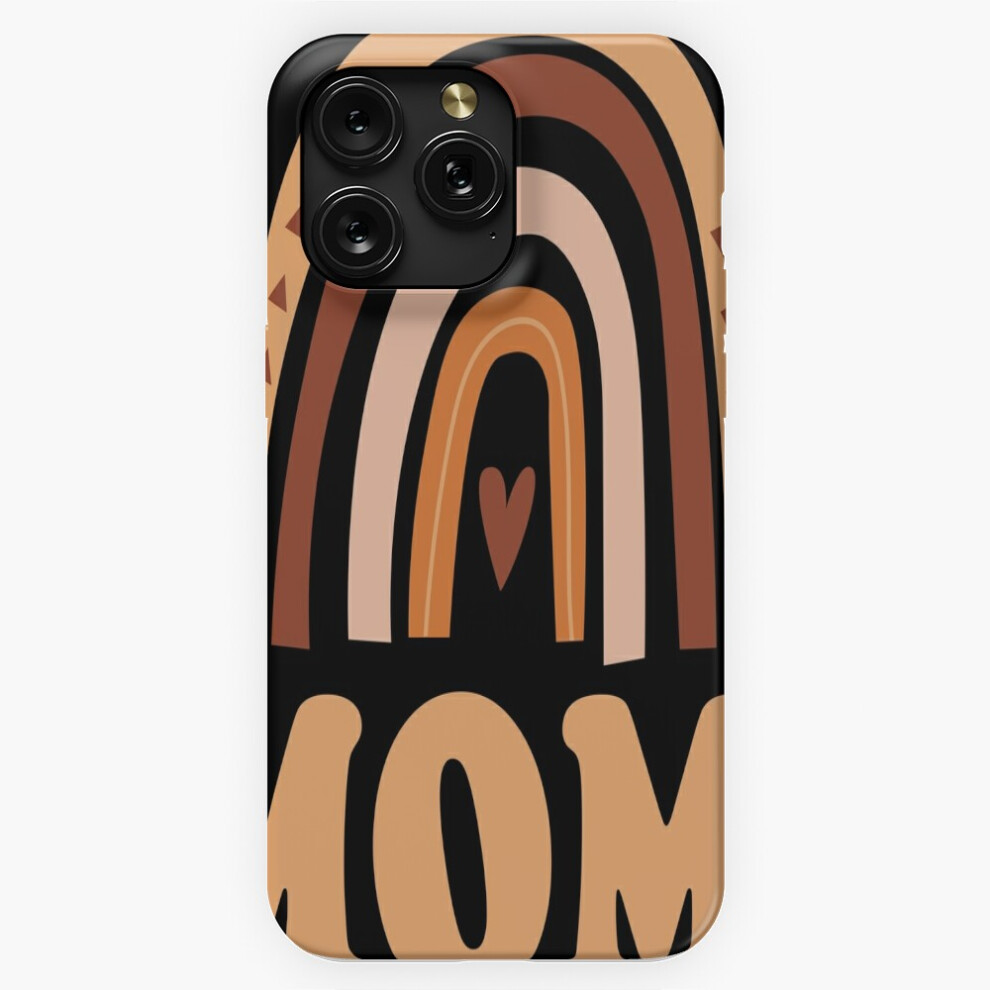 (Mom3 Mom Of 3 Mother Of Three Bohemian Rainbow Boho Style Mothers Day Stuff For Mom From Daughter Or) Phone Case For Iphone Samsung 19 18 17 16 14 13 4741628097800