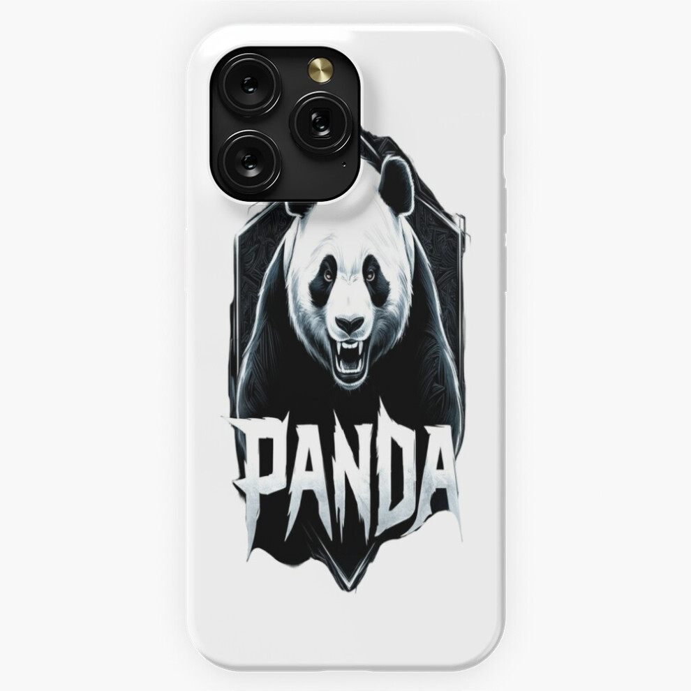 (Large Black And White Panda With An Inscription.=6973) Phone Case For Iphone Samsung 19 18 17 16 14 13 12 11 Plus Pro Max Galaxy S28 S27 S26 S25 S24 White,Black 4741628097770