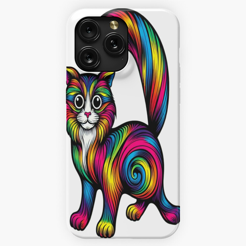 (Rainbow Paws - Multicolor Cat T-Shirt=7131) Phone Case For Iphone Samsung 19 18 17 16 14 13 12 11 Plus Pro Max Galaxy S28 S27 S26 S25 S24 S23 S22 Ult 4741628099385