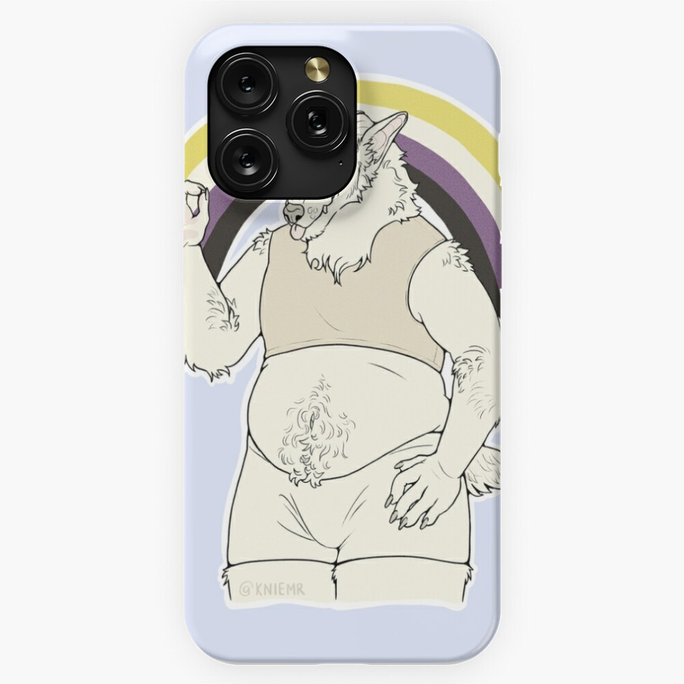 (Non-Binary Pride Flag Ftm Trans Chest Binder Werewolf =7806) Phone Case For Iphone Samsung 19 18 17 16 14 13 12 11 Plus Pro Max Galaxy S28 S27 S26 S2 4741628106274