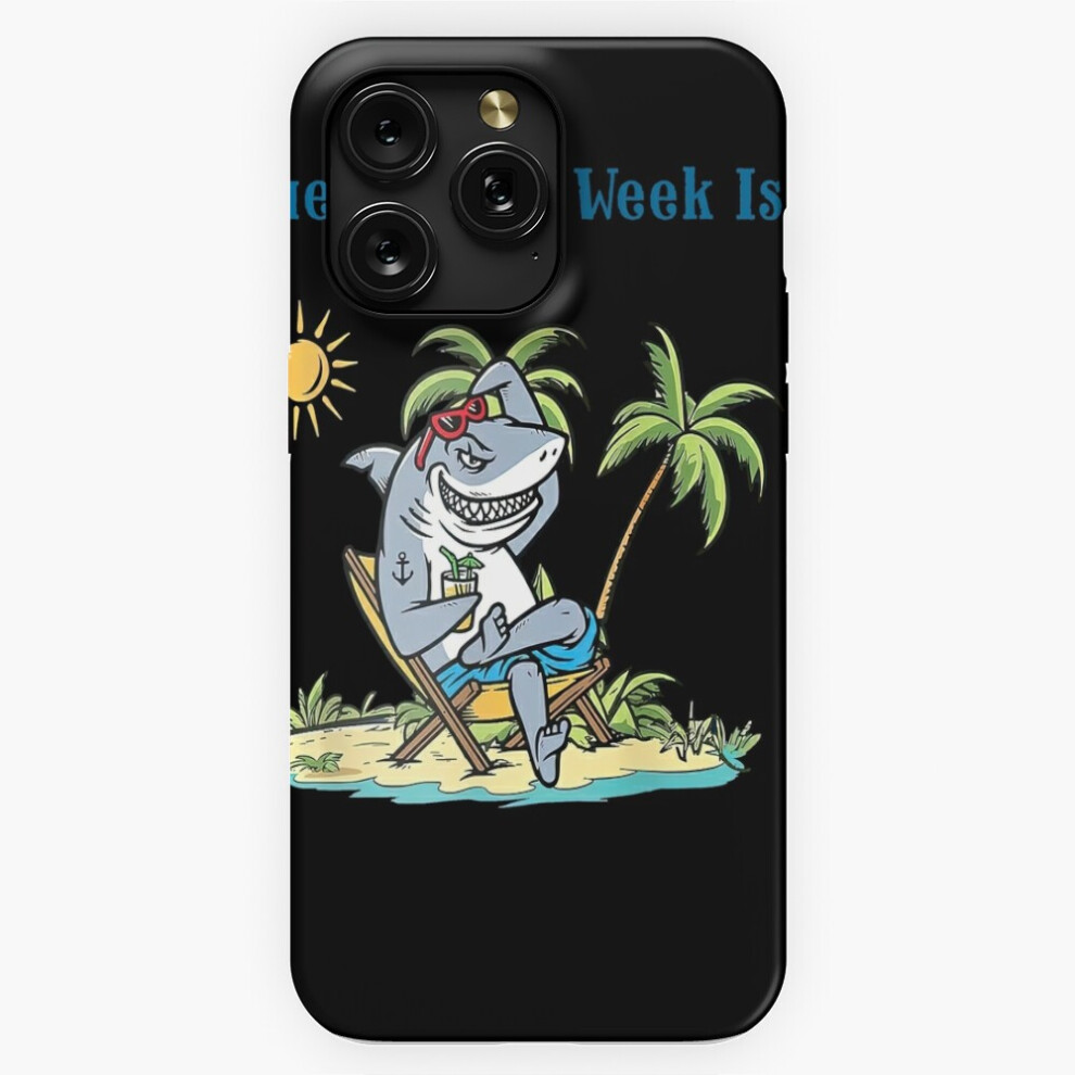 (Shark 2024 Week Guess What Week Is It Shark Lover=7616) Phone Case For Iphone Samsung 19 18 17 16 14 13 12 11 Plus Pro Max Galaxy S28 S27 S26 S25 S24 4741628104331