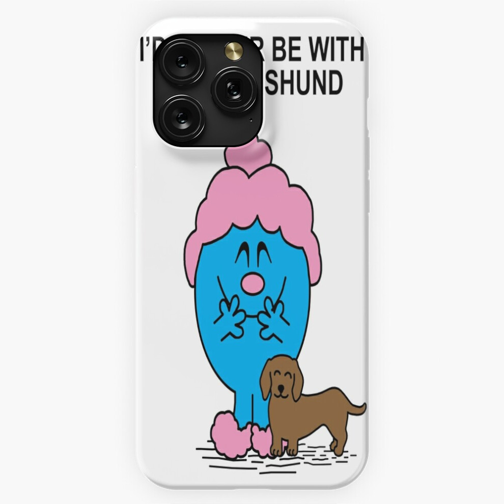 (Little Miss Id Rather Be With My Dachshund=7563) Phone Case For Iphone Samsung 19 18 17 16 14 13 12 11 Plus Pro Max Galaxy S28 S27 S26 S25 S24 S23 S2 4741628103792