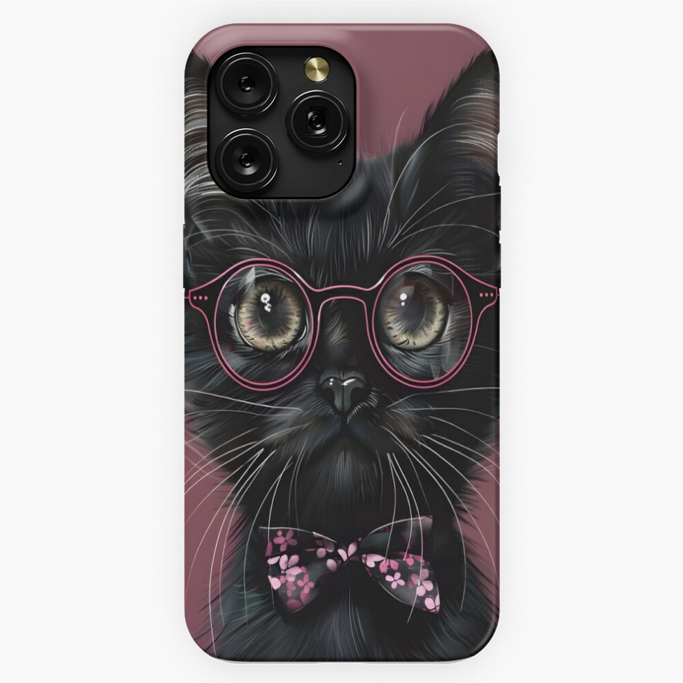 (Portrait Of A Cat With Glasses=7522) Phone Case For Iphone Samsung 19 18 17 16 14 13 12 11 Plus Pro Max Galaxy S28 S27 S26 S25 S24 S23 S22 Ultra Note 4741628103372
