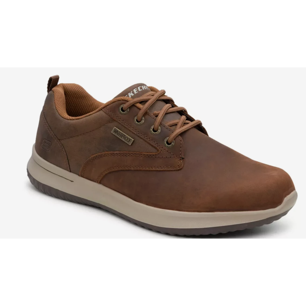 Skechers Men's DELSON-Antigo Oxfords Dark Brown UK 7