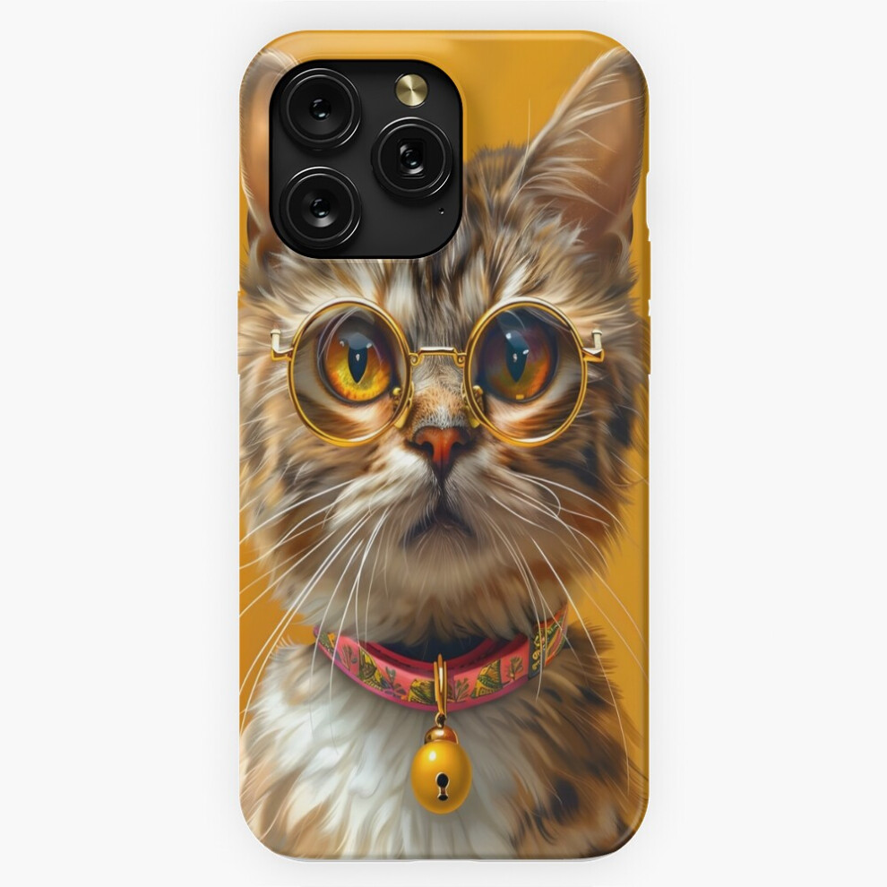 (Portrait Of A Cat With Glasses=7485) Phone Case For Iphone Samsung 19 18 17 16 14 13 12 11 Plus Pro Max Galaxy S28 S27 S26 S25 S24 S23 S22 Ultra Note 4741628102993