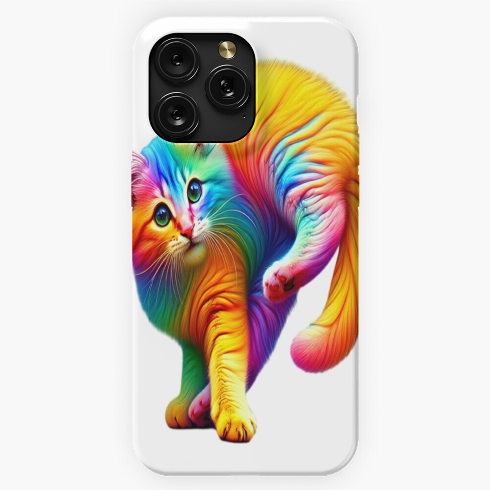 (Rainbow Paws - Multicolor Cat T-Shirt=7441) Phone Case For Iphone Samsung 19 18 17 16 14 13 12 11 Plus Pro Max Galaxy S28 S27 S26 S25 S24 S23 S22 Ult 4741628102542