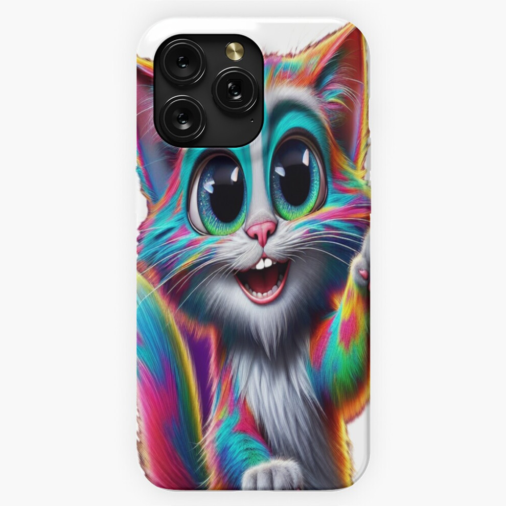 (Rainbow Paws - Multicolor Cat T-Shirt=7421) Phone Case For Iphone Samsung 19 18 17 16 14 13 12 11 Plus Pro Max Galaxy S28 S27 S26 S25 S24 S23 S22 Ult 4741628102344