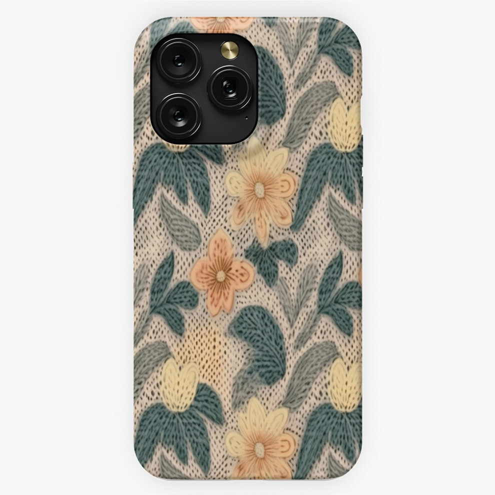 (Flora Crocheted Flowers Seamless Pattern A63=8213) Phone Case For Iphone Samsung 19 18 17 16 14 13 12 11 Plus Pro Max Galaxy S28 S27 S26 S25 S24 S23 4741628110424