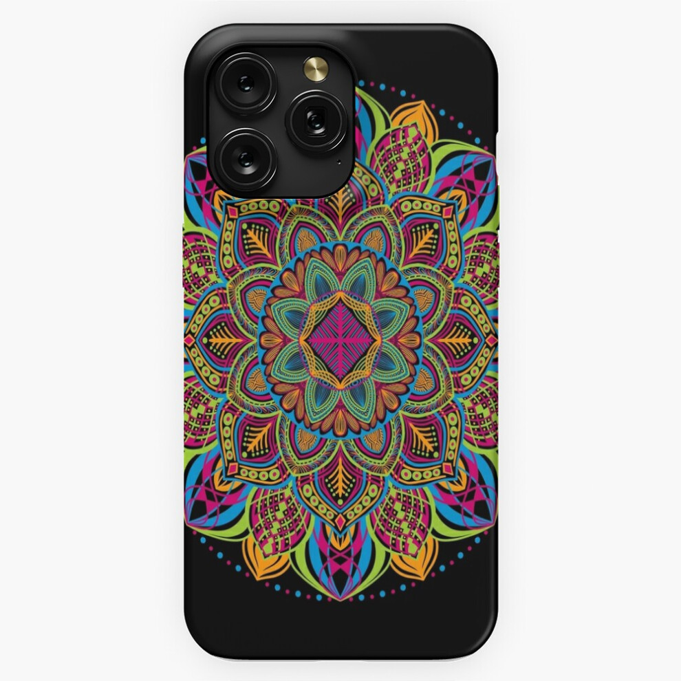 (Vibrant Colorful Mandala Design Art=8196) Phone Case For Iphone Samsung 19 18 17 16 14 13 12 11 Plus Pro Max Galaxy S28 S27 S26 S25 S24 S23 S22 Ultra 4741628110240