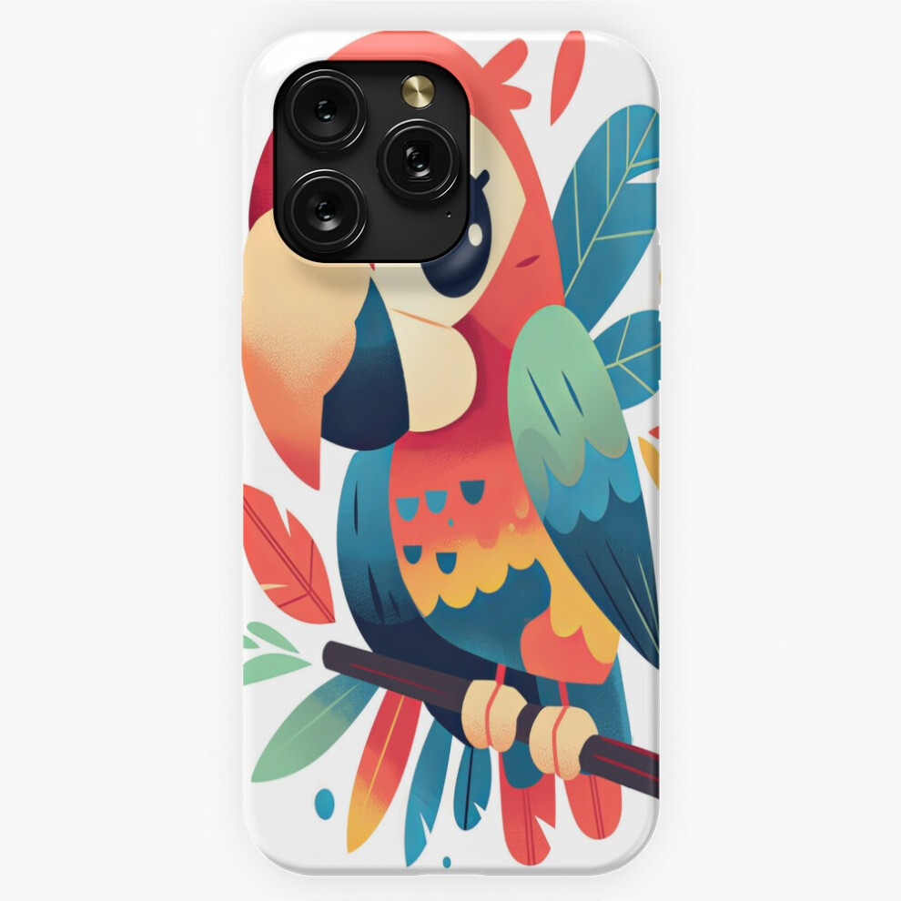 (Parrot Perched On Branch=8164) Phone Case For Iphone Samsung 19 18 17 16 14 13 12 11 Plus Pro Max Galaxy S28 S27 S26 S25 S24 S23 S22 Ultra Note 20 4741628109923