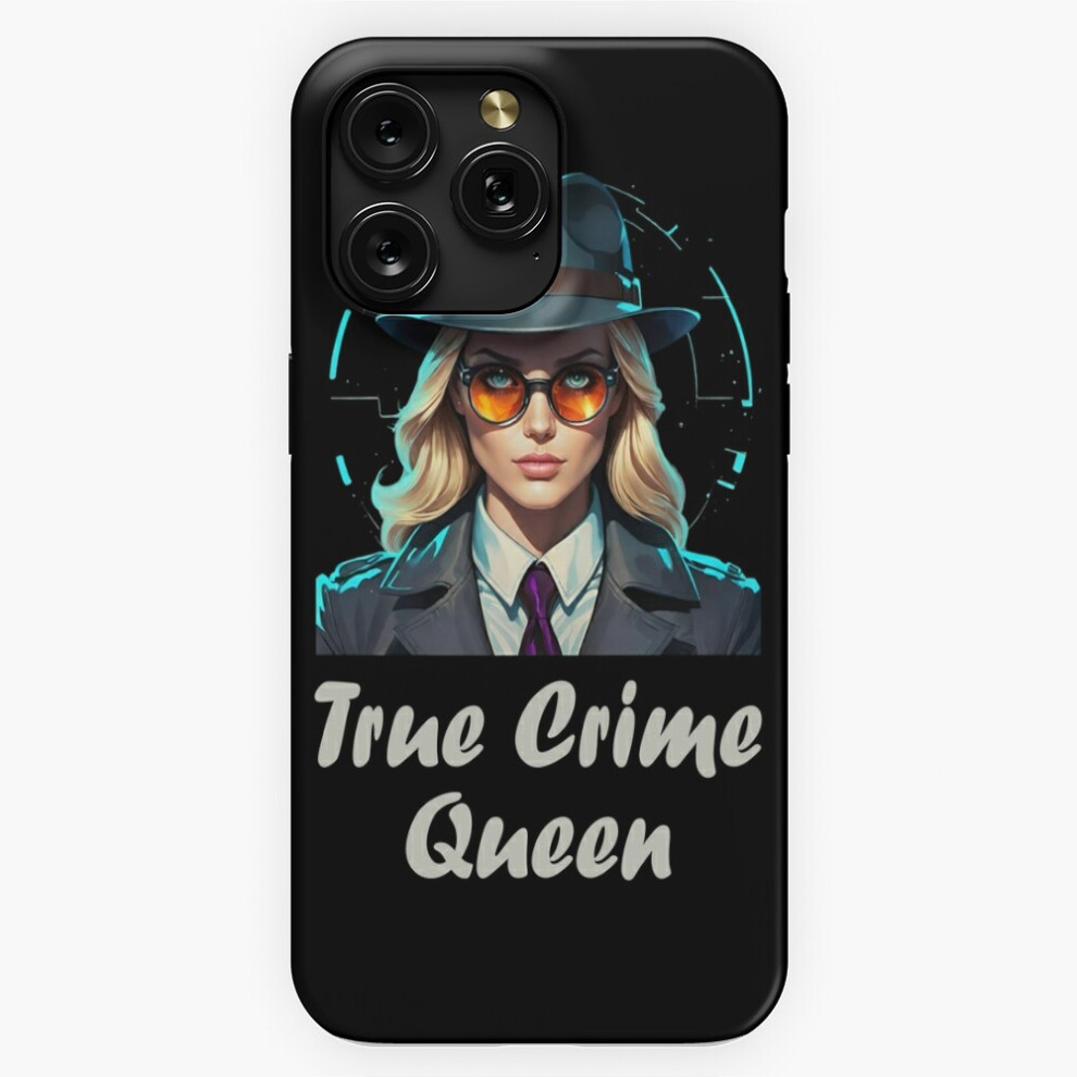 Photos - Case Phone for iPhone Samsung 19 18 17 16 14 13 12 11 Plus Pro Max Ga(True Crime Queen Design for a True Crime Addict=8147)