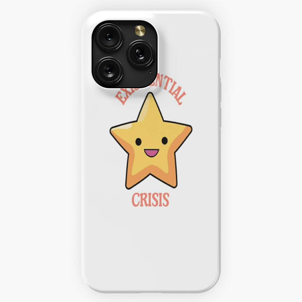 (Existential Crisis Smiling Star Humor Design=8138) Phone Case For Iphone Samsung 19 18 17 16 14 13 12 11 Plus Pro Max Galaxy S28 S27 S26 S25 S24 Dark 4741628109657