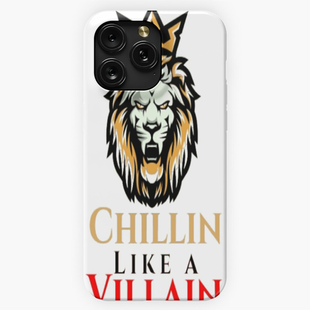 (Chillin Like A Villian : Super Primium Graphic (Proary)=7998) Phone Case For Iphone Samsung 19 18 17 16 14 13 12 11 Plus Pro Max Galaxy S28 S27 S26 S 4741628108223