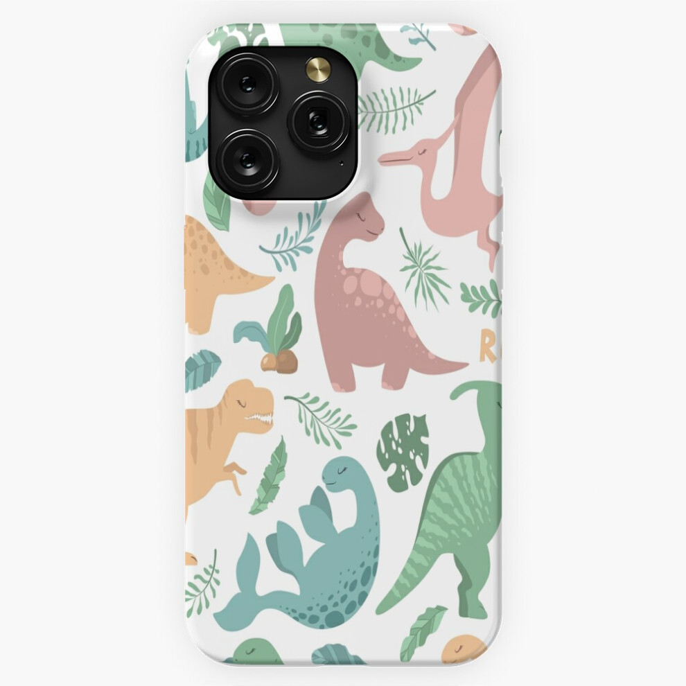 (Cute Cartoon Dinosaurs, Leaves And Branches Pattern=7987) Phone Case For Iphone Samsung 19 18 17 16 14 13 12 11 Plus Pro Max Galaxy S28 S27 S26 S25 4741628108117