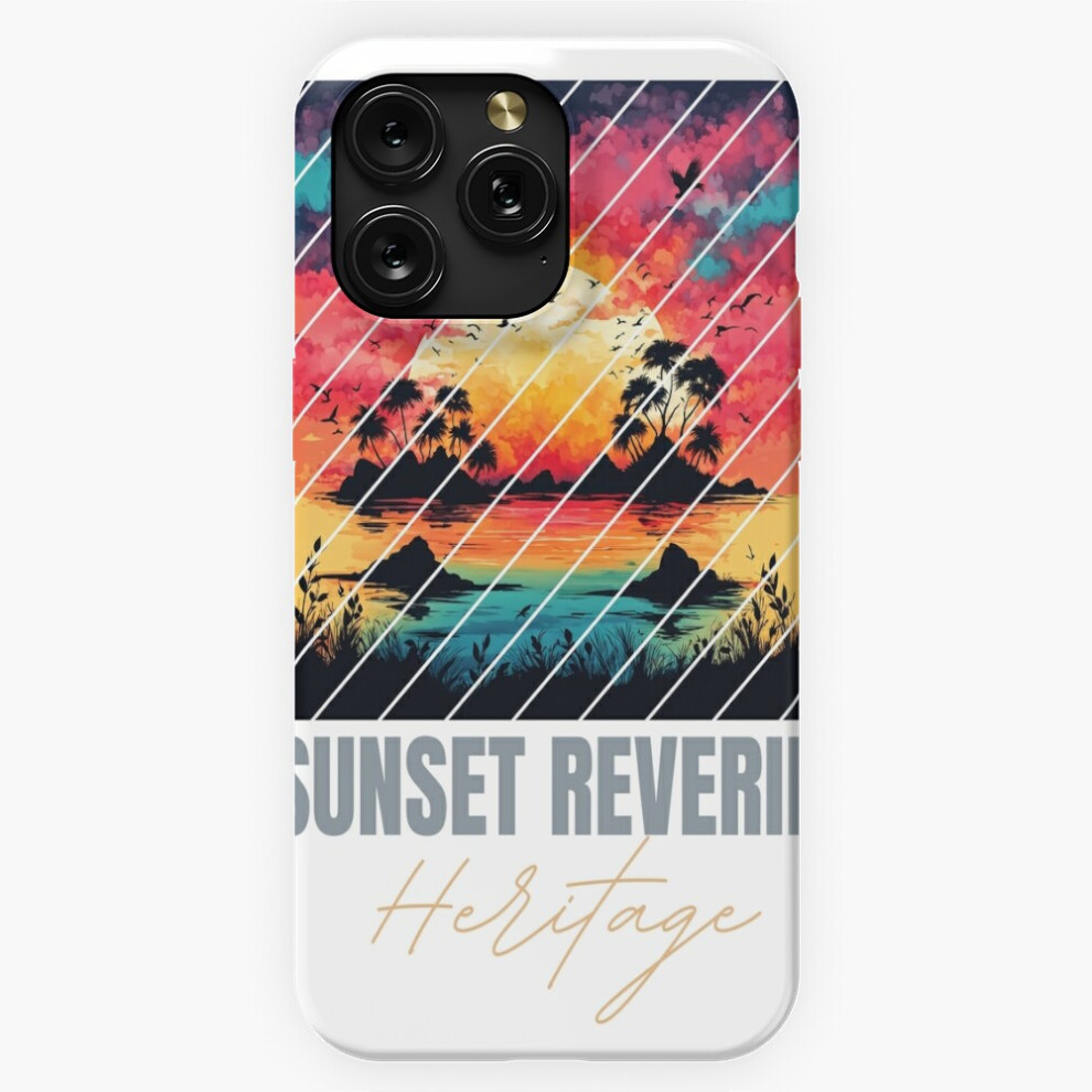 (Sunset Reverie Design, Sunset ,T-Shirt Design, Original Design For T Shirt=8781) Phone Case For Iphone Samsung 19 18 17 16 14 13 12 11 Plus Pro Max G 4741628116211