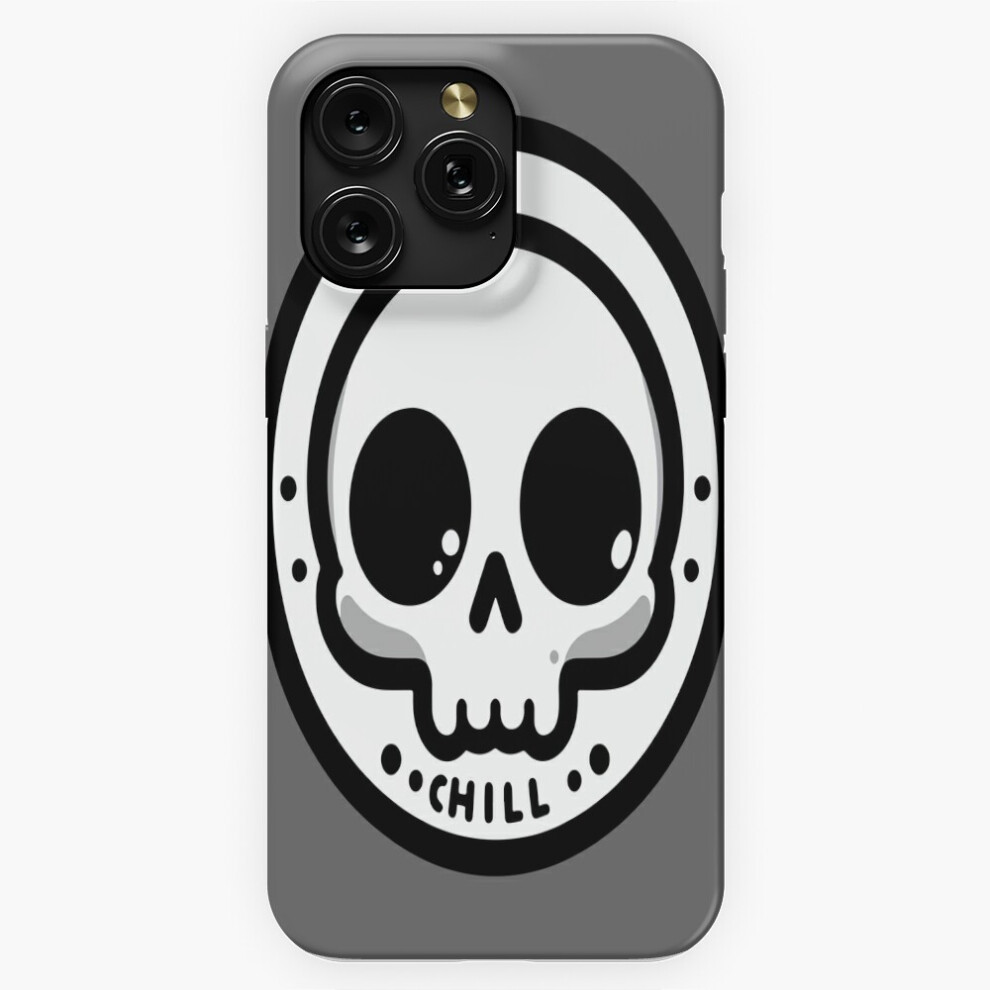 (Chill Skull Funny=8032) Phone Case For Iphone Samsung 19 18 17 16 14 13 12 11 Plus Pro Max Galaxy S28 S27 S26 S25 S24 S23 S22 Ultra Note 20 4741628108575