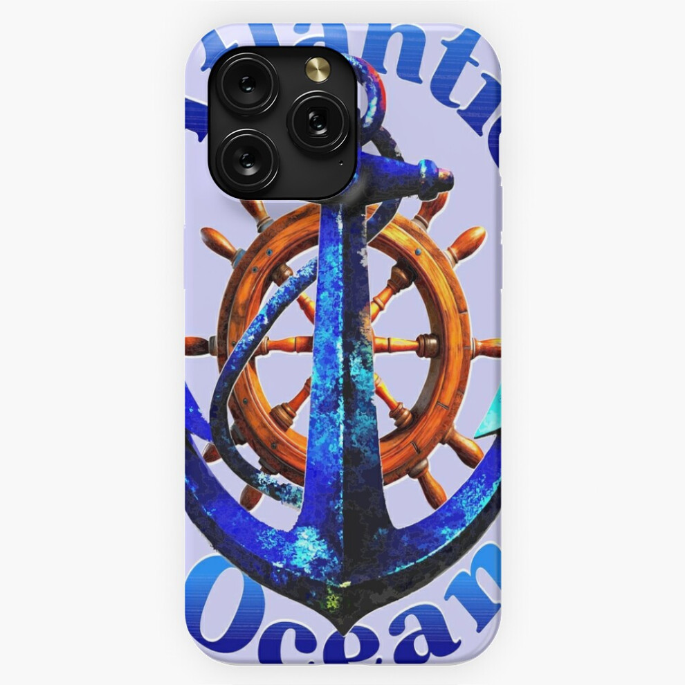 (Vintage Nautical Anchor And Wheel Art=8627) Phone Case For Iphone Samsung 19 18 17 16 14 13 12 11 Plus Pro Max Galaxy S28 S27 S26 S25 S24 S23 S22 Ult 4741628114644
