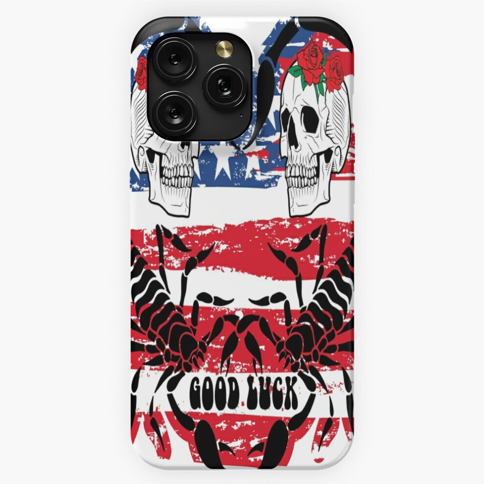 (Scorpion - Good Luck - American Flag =8445) Phone Case For Iphone Samsung 19 18 17 16 14 13 12 11 Plus Pro Max Galaxy S28 S27 S26 S25 S24 S23 S22 Ult 4741628112787