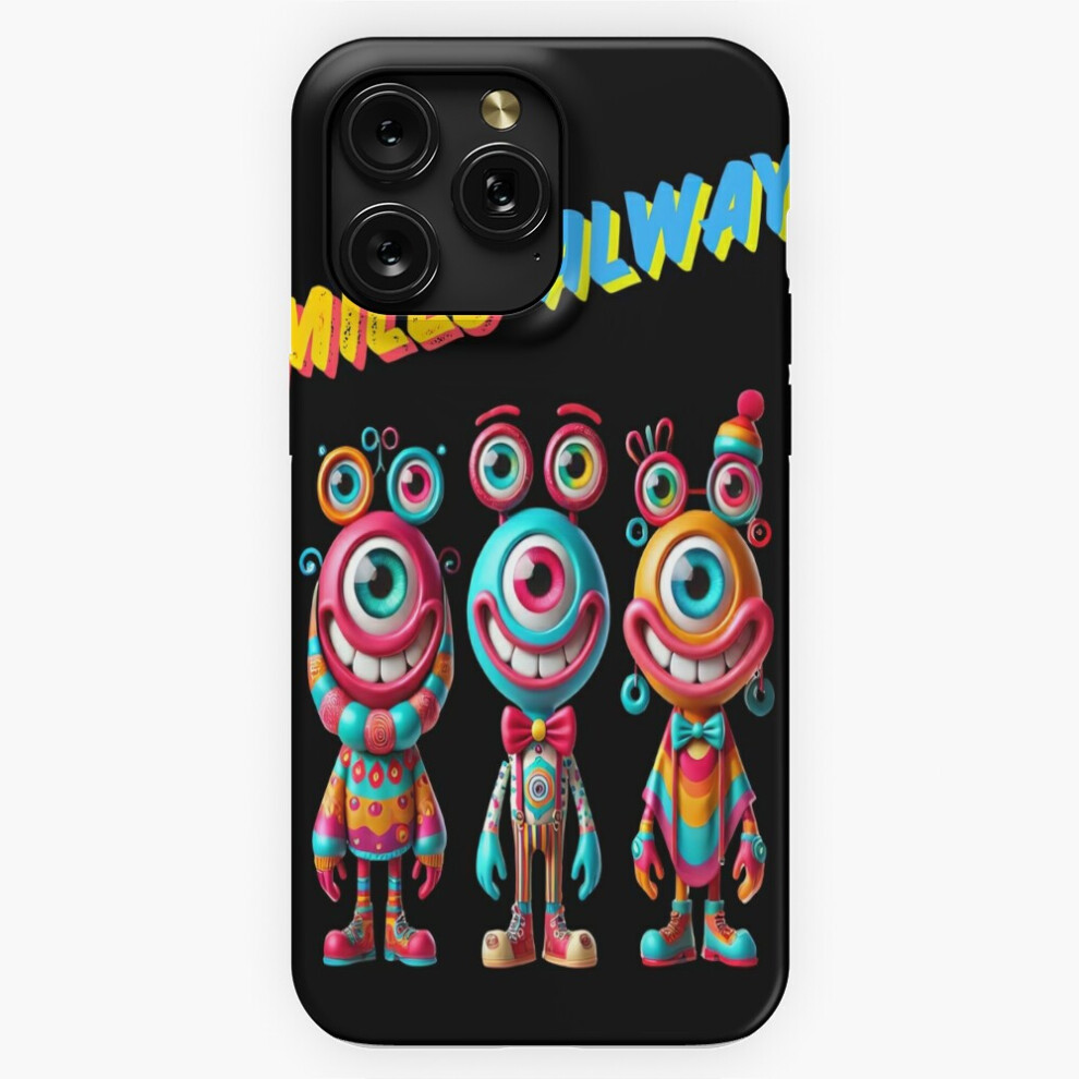 (Colorful Quirky Characters With Big Smiles=8379) Phone Case For Iphone Samsung 19 18 17 16 14 13 12 11 Plus Pro Max Galaxy S28 S27 S26 S25 S24 S23 S2 4741628112114